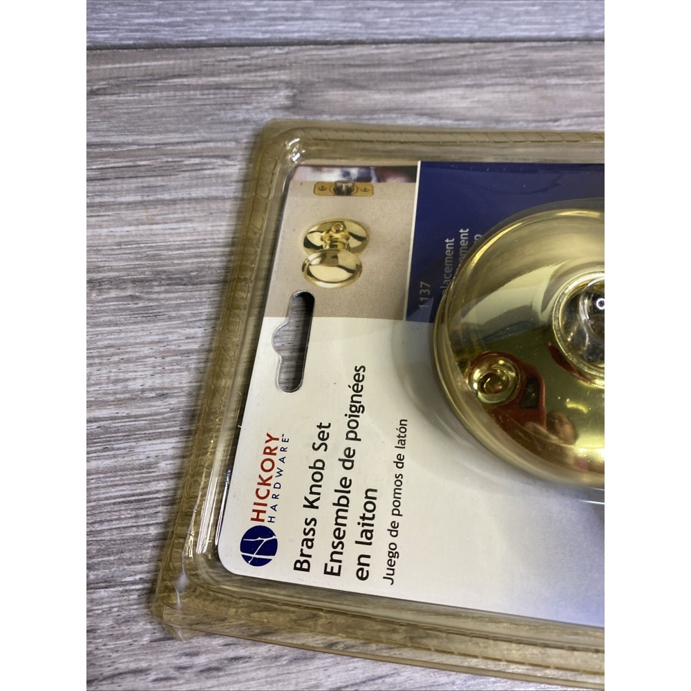 Hickory Hardware 1137 Brass Replacement Door Knob Polished Brass - Picture 3 of 10